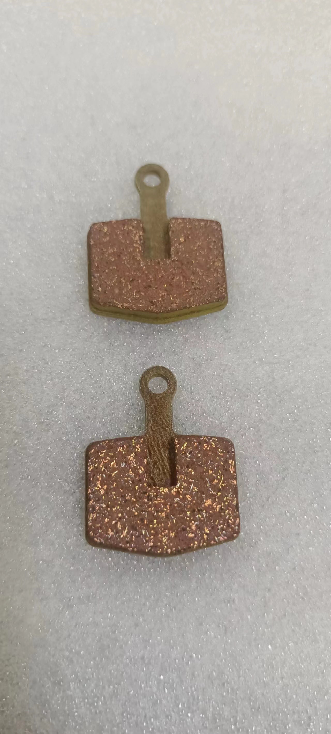 Lankeleisi electric bike brake pads set with black friction material and metal backing for G650, ES500, XF4000 models.