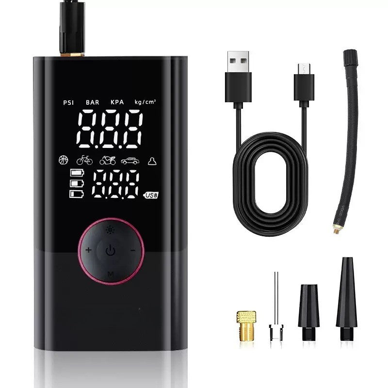 Lankeleisi.eu air suspension inflation pump with digital pressure gauge for easy bike suspension adjustment