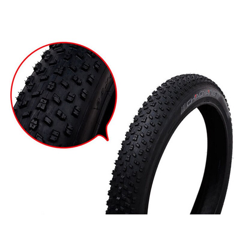 Outer snow tire for LANKELEISI X2000 electric bike, 20-26 inch, durable bike tire with inner tube for winter riding.