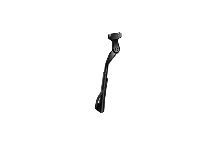 Lankeleisi electric bike kickstand, sturdy black metal stand supporting the bike in upright position.