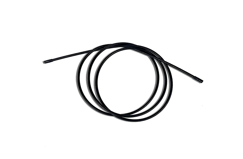Pair of shifter cables for LANKELEISI electric bike by EU-LANKELEISI, showing the cables and connectors for gear shifting.