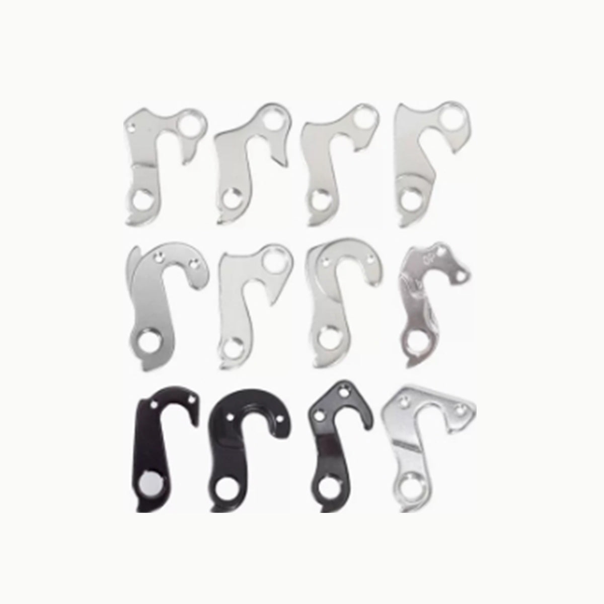 Lankeleisi-bikes bicycle rear derailleur tail hook attached to a bike derailleur for gear shifting.